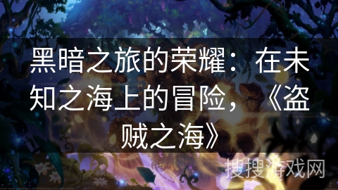 黑暗之旅的荣耀：在未知之海上的冒险，《盗贼之海》