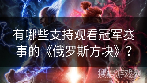 有哪些支持观看冠军赛事的《俄罗斯方块》？