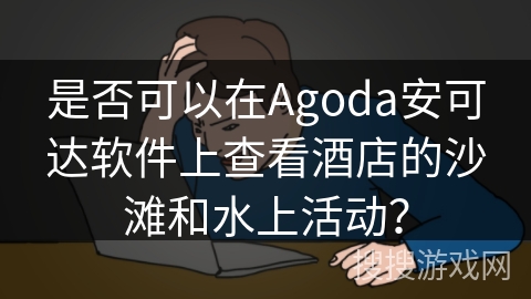是否可以在Agoda安可达软件上查看酒店的沙滩和水上活动？