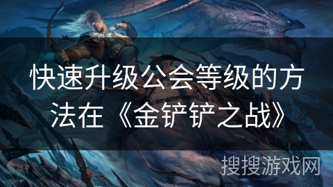 快速升级公会等级的方法在《金铲铲之战》