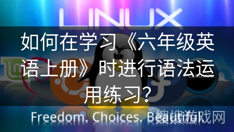 如何在学习《六年级英语上册》时进行语法运用练习？