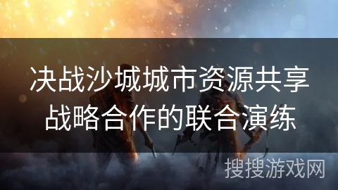 决战沙城城市资源共享战略合作的联合演练