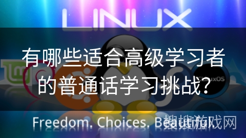 有哪些适合高级学习者的普通话学习挑战？