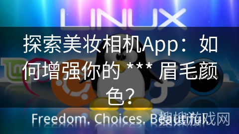 探索美妆相机App:如何增强你的 *** 眉毛颜色? 探索美妆相机App:如何增强你的 *** 眉毛颜色?