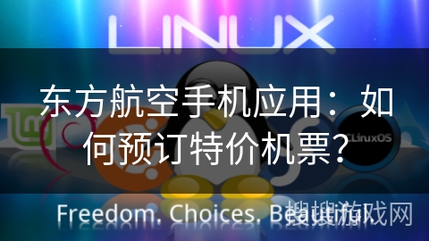 东方航空手机应用：如何预订特价机票？