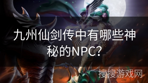 九州仙剑传中有哪些神秘的NPC？