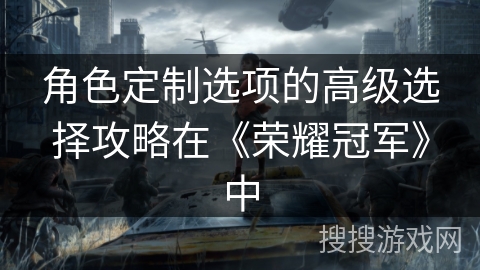 角色定制选项的高级选择攻略在《荣耀冠军》中