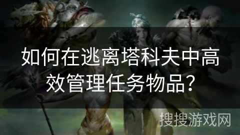 如何在逃离塔科夫中高效管理任务物品？