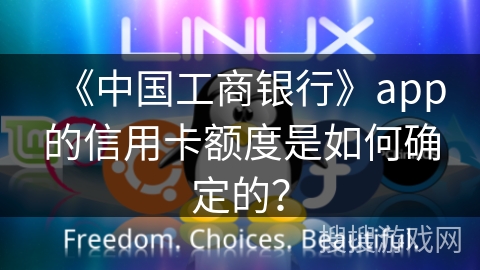 《中国工商银行》app的信用卡额度是如何确定的？