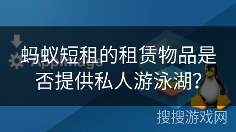 蚂蚁短租的租赁物品是否提供私人游泳湖？