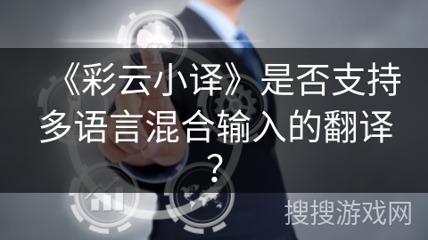 《彩云小译》是否支持多语言混合输入的翻译？