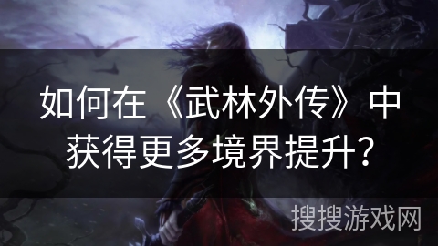 如何在《武林外传》中获得更多境界提升？