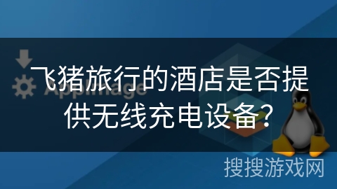 飞猪旅行的酒店是否提供无线充电设备？