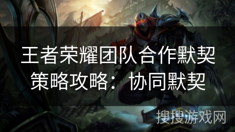 王者荣耀团队合作默契策略攻略:协同默契 王者荣耀团队合作默契策略攻略:协同默契