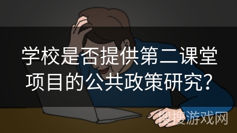 学校是否提供第二课堂项目的公共政策研究？