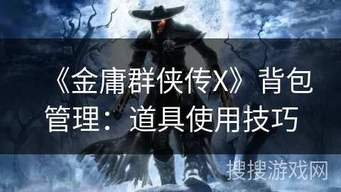 《金庸群侠传X》背包管理：道具使用技巧