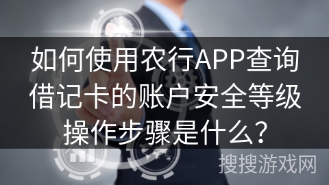 如何使用农行APP查询借记卡的账户安全等级操作步骤是什么？