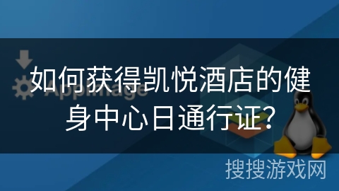 如何获得凯悦酒店的健身中心日通行证？