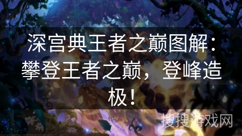 深宫典王者之巅图解：攀登王者之巅，登峰造极！