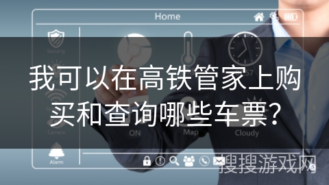 我可以在高铁管家上购买和查询哪些车票？