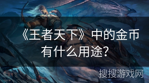 《王者天下》中的金币有什么用途？