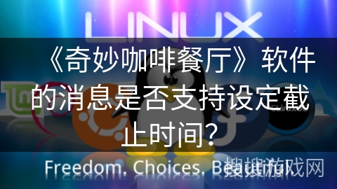 《奇妙咖啡餐厅》软件的消息是否支持设定截止时间？