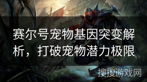 赛尔号宠物基因突变解析,打破宠物潜力极限 赛尔号宠物基因突变解析,打破宠物潜力极限