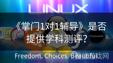 《掌门1对1辅导》是否提供学科测评? 《掌门1对1辅导》是否提供学科测评?