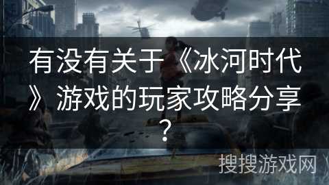 有没有关于《冰河时代》游戏的玩家攻略分享？