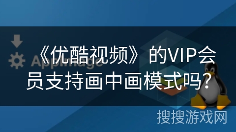 《优酷视频》的VIP会员支持画中画模式吗？