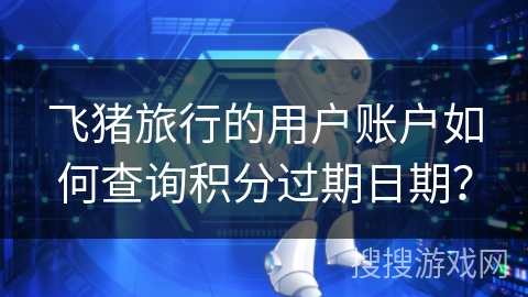飞猪旅行的用户账户如何查询积分过期日期？