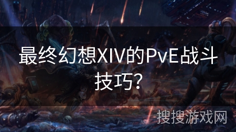 最终幻想XIV的PvE战斗技巧？