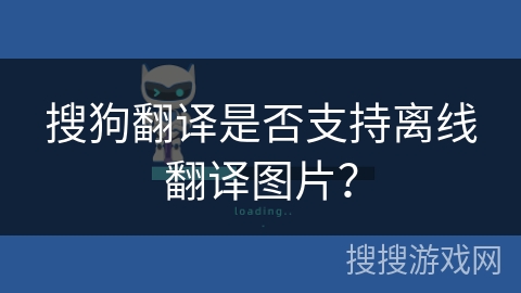 搜狗翻译是否支持离线翻译图片？