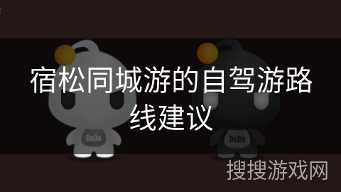 宿松同城游的自驾游路线建议