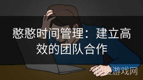 憨憨时间管理：建立高效的团队合作