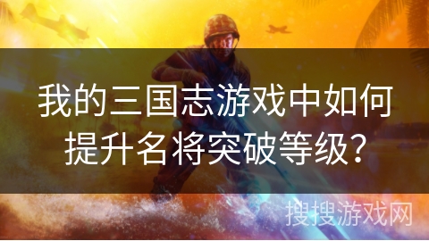 我的三国志游戏中如何提升名将突破等级？