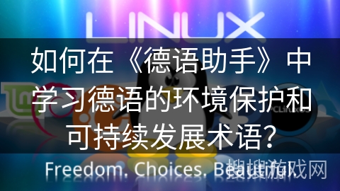 如何在《德语助手》中学习德语的环境保护和可持续发展术语？