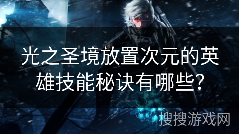 光之圣境放置次元的英雄技能秘诀有哪些？