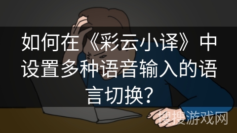 如何在《彩云小译》中设置多种语音输入的语言切换？