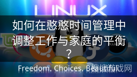 如何在憨憨时间管理中调整工作与家庭的平衡? 如何在憨憨时间管理中调整工作与家庭的平衡?