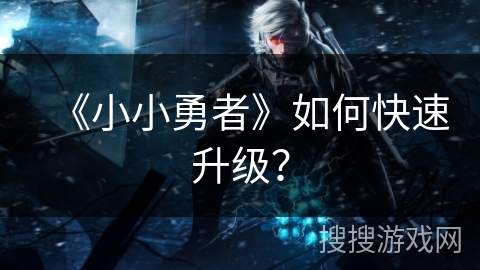 《小小勇者》如何快速升级？