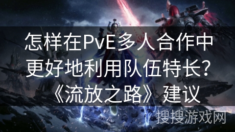 怎样在PvE多人合作中更好地利用队伍特长？《流放之路》建议