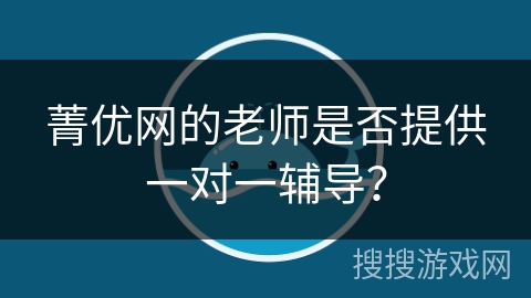菁优网的老师是否提供一对一辅导？