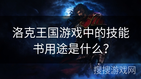 洛克王国游戏中的技能书用途是什么？