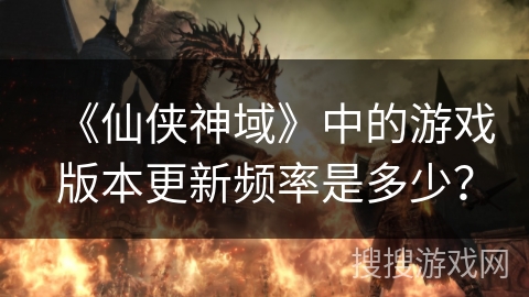《仙侠神域》中的游戏版本更新频率是多少？