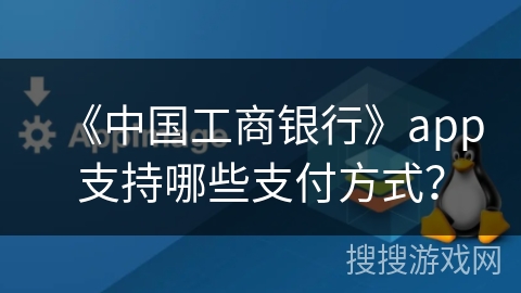 《中国工商银行》app支持哪些支付方式？