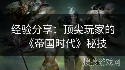 经验分享：顶尖玩家的《帝国时代》秘技