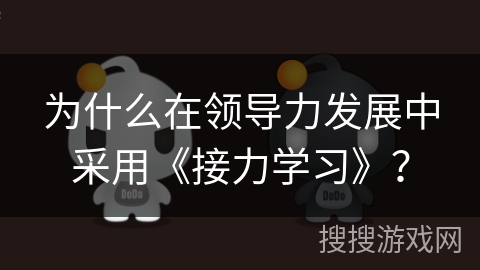 为什么在领导力发展中采用《接力学习》？