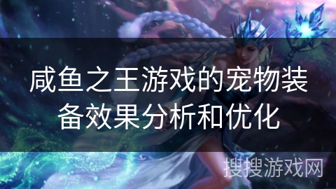 咸鱼之王游戏的宠物装备效果分析和优化