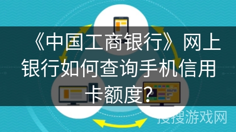 《中国工商银行》网上银行如何查询手机信用卡额度？